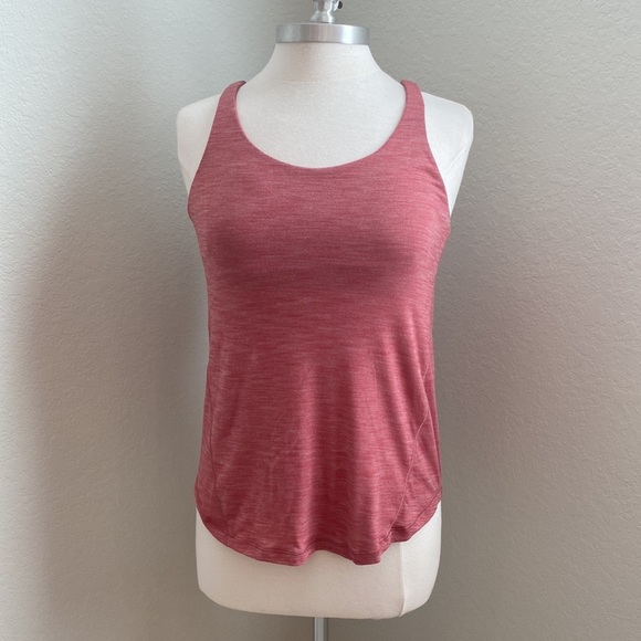 LULULEMON Moment To Movement 2-In-1 Tank Heathered Cherry Tint / Cherry Tint - Picture 6 of 11